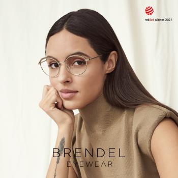 【BRENDEL】布蘭德爾 德國時尚女性幾何金屬眉框眼鏡 902351