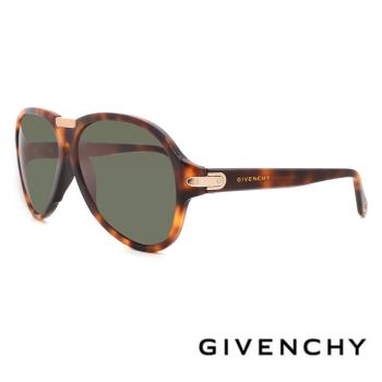 【GIVENCHY 紀梵希】品牌LOGO太陽眼鏡(- 琥珀 -GISGV880-09AJ)