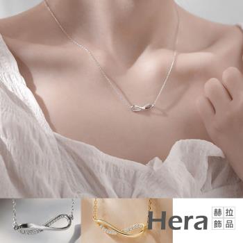 Hera 赫拉 氣質冷淡風水鑽鎖骨鍊-2色#H100331B