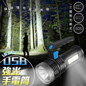 USB強光手電筒