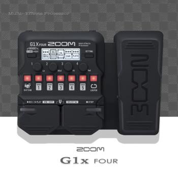 【 ZOOM G1X-Four 】電吉他效果器 /原廠公司保固貨
