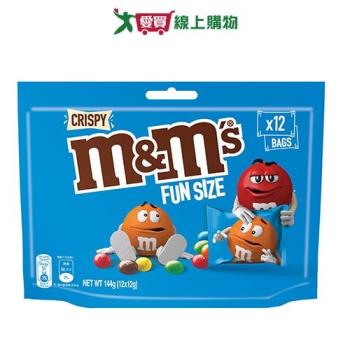 M&MS脆心牛奶巧克力144G【愛買】