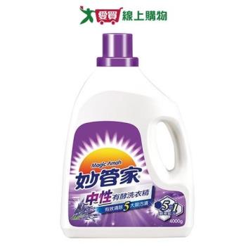 妙管家中性有酵洗衣精4000g【愛買】