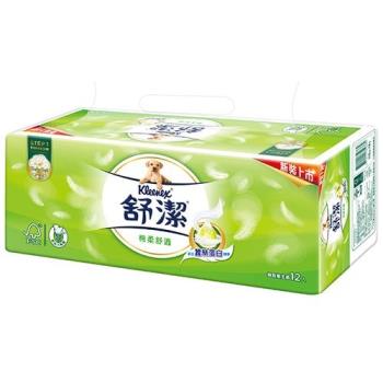 舒潔抽取式衛生紙110抽*12包【愛買】