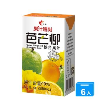 光泉果汁時刻-芭芒柳汁250mlx6入/組【愛買】