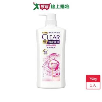 CLEAR淨女士去屑洗髮乳-多效水護型750g【愛買】