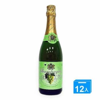 七星白葡萄汽泡香檳飲料750mlx12入/箱【愛買】