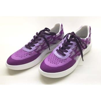 【WYPEX】幾何編織休閒鞋-紫色