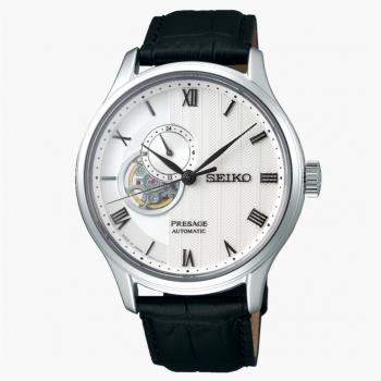 SEIKO精工 PRESAGE簡約經典開芯機械腕錶 4R39-00W0P/SSA379J1