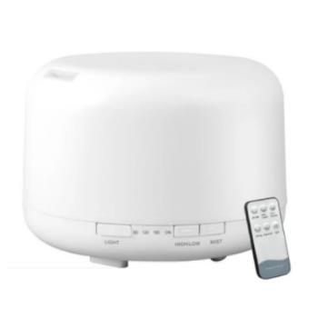 升級遙控版機型 七彩燈光靜音水氧機500ml/超音波香氛噴霧器【加贈水氧機專用精油30ml】適用6-7坪