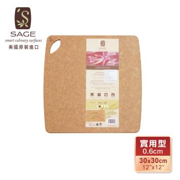 【美國SAGE】抗菌木砧板 實用型(30x30cm)-美國原裝進口