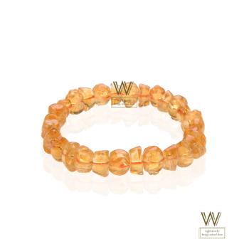 【w-jewelry】諸事大吉黃水晶手鍊(11040533)