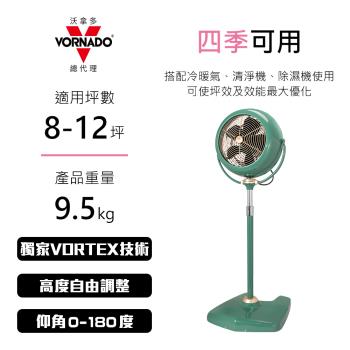 結帳驚喜價↘美國VORNADO沃拿多 經典高腳復古循環扇  VF20PED-TW  8-12坪用(原廠公司貨)