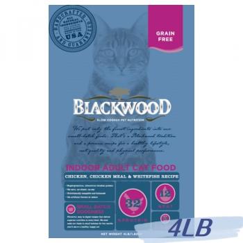 BLACKWOOD 柏萊富 特調成貓亮毛配方(雞肉+糙米)4lb - BL88204_(貓飼料)  效期：20250110