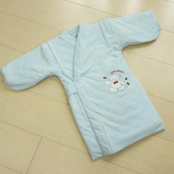 GMP BABY 寶貝保暖抖熊毛巾布鋪棉和服~1件藍色ZW6-2-405-B