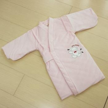 GMP BABY 寶貝保暖抖熊毛巾布鋪棉和服~1件粉色 ZW6-2-405-P