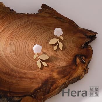 【Hera 赫拉】理智派生活同款樹葉花朵耳環  H110081310