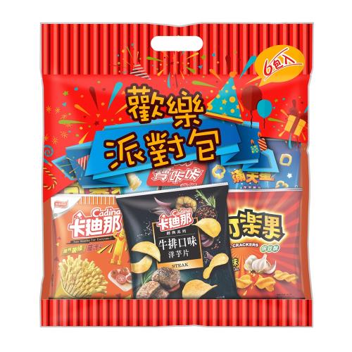 【可樂果x卡迪那x滿天星】歡樂派對包(6大包/袋)