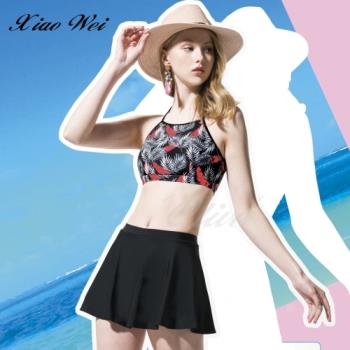 梅林品牌 流行大女二件式比基尼裙款泳裝NO.M04248 