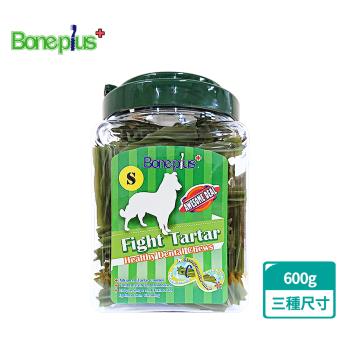 Bone Plus 超效螺旋六星潔牙棒小桶裝600G(狗零食、狗潔牙、耐咬、寵物潔牙、寵物零食)