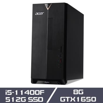 Acer宏碁 Aspire TC-1660 獨顯電腦 i5-11400F/GTX1650/8G/512G  SSD/