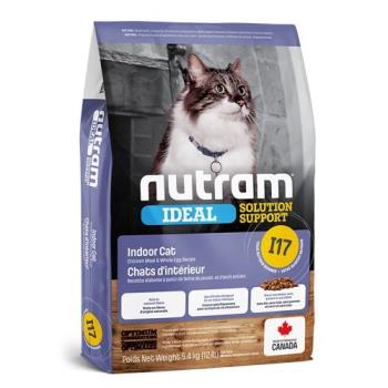 加拿大NUTRAM紐頓-I17專業理想系列-室內化毛貓雞肉+燕麥 2kg(4.4lb) X2包組(NU-10287)
