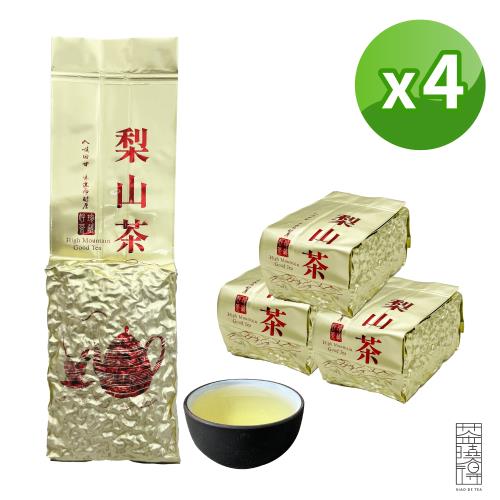 【茶曉得】梨山金牌級回甘烏龍茶4件組（1斤）