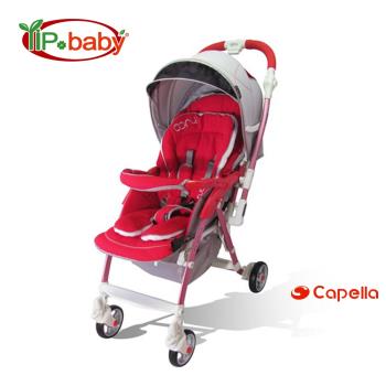 【YIP baby】CAPELLA輕便雙向嬰兒手推車-紅(S230)
