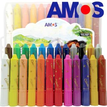 【韓國AMOS】24色粗款神奇水蠟筆(台灣總代理公司貨)