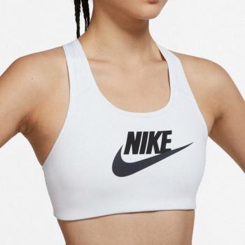 【現貨】Nike Dri-FIT Swoosh 女裝 運動內衣 訓練 中度支撐 可拆襯墊 白【運動世界】DM0580-100