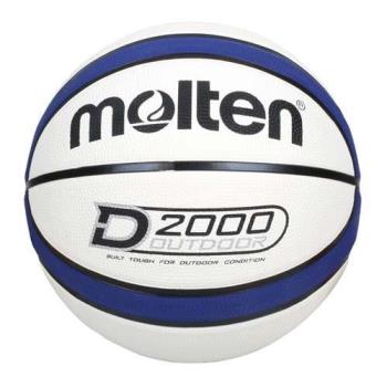 MOLTEN 12片深溝橡膠7號籃球-室外 戶外 7號球 訓練