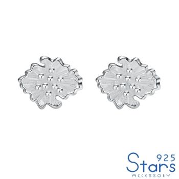 【925 STARS】純銀925盛開花朵造型耳釘 純銀耳釘 造型耳釘 