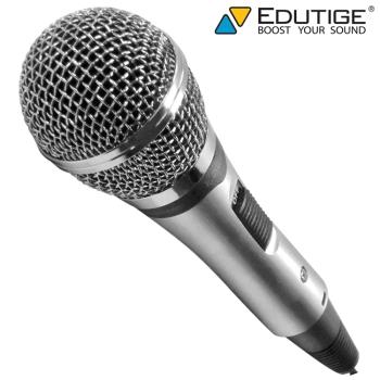 韓國製EDUTIGE入門款動圈式麥克風單ETM-005心形指向性麥克風(線長2.5米;6.3mm TS)適人聲演講課會議