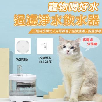 寵物喝好水過濾淨水飲水器(2入組)