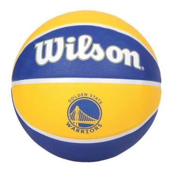 WILSON NBA隊徽系列21 勇士隊橡膠籃球#7-室外 7號球 威爾森