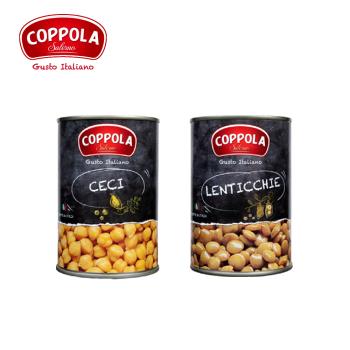 Coppola 義大利無麩質天然豆類罐頭 400g 鷹嘴豆/扁豆