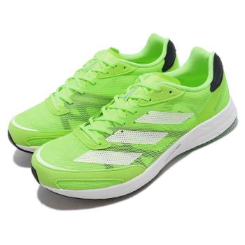Adidas 慢跑鞋 Adizero Adios 6 M 男鞋 螢光綠 路跑 馬拉松 透氣 運動鞋 FZ2494 [ACS 跨運動]
