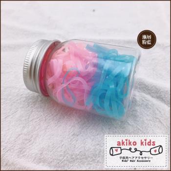 【akiko kids】可愛果凍色系一次性兒童髮圈橡皮筋 -2入組