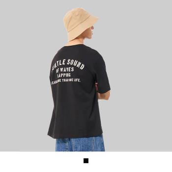 【男人幫大尺碼】T1696台灣製造純棉英文印花圖案T恤