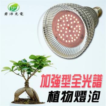 君沛 植物燈 15瓦 加強型全光譜 燈泡 E27植物燈泡 多肉植物燈 觀葉植物燈 塊根植物燈
