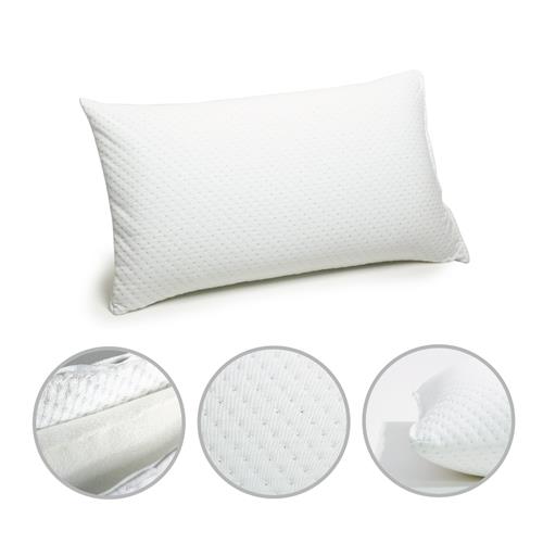 銀離子矽膠獨立筒彈簧枕【愛買】