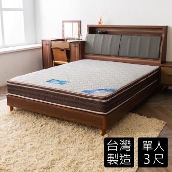 【時尚屋】雷諾德雙色三線3尺單人獨立筒彈簧床墊GA9-16-3-免運費/免組裝/台灣製