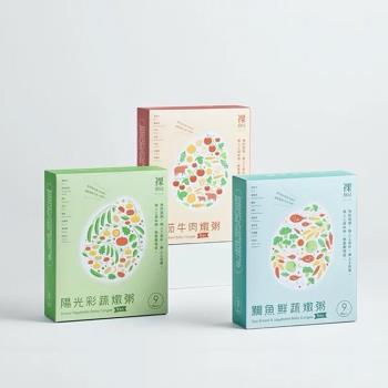 【裸廚房】經典大寶寶粥綜合三盒組 (五入/盒)