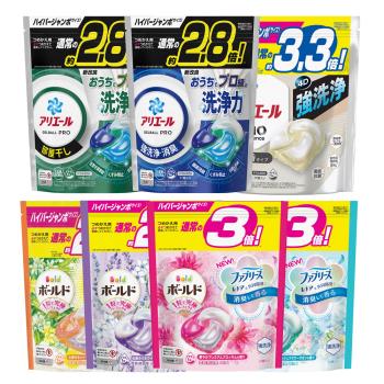 日本P&G 4D碳酸機能洗衣球39入/36入/33/32入入X4 (多款任選)