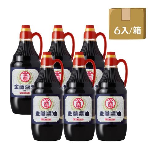 【金蘭食品】金蘭醬油2000ml x6入/箱