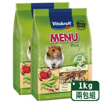 Vitakraft MENU 倉鼠主食 1kg/包;兩包組(倉鼠飼料 鼠飼料)