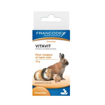 FRANCODEX  | 法國法典 - 小動物每日綜合維生素-粉 18g/瓶   x (二入組)  (效期:2024/09/12)