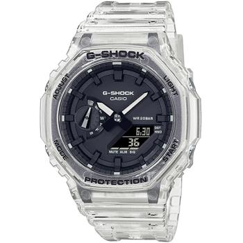 CASIO G-SHOCK 透明系列農家橡樹計時錶/GA-2100SKE-7A