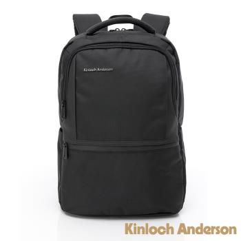 【Kinloch Anderson】菁英姿態 極簡造型大容量多隔層後背包-黑色