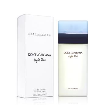 Dolce&Gabbana D&G 淺藍女性淡香水 100ML  TESTER 環保包裝